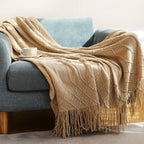 Sofa Blanket Soft Knitted Machine Washable