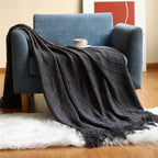 Sofa Blanket Soft Knitted Machine Washable