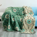 Sofa Cover Blanket Reversible 100% Cotton Machine Washable