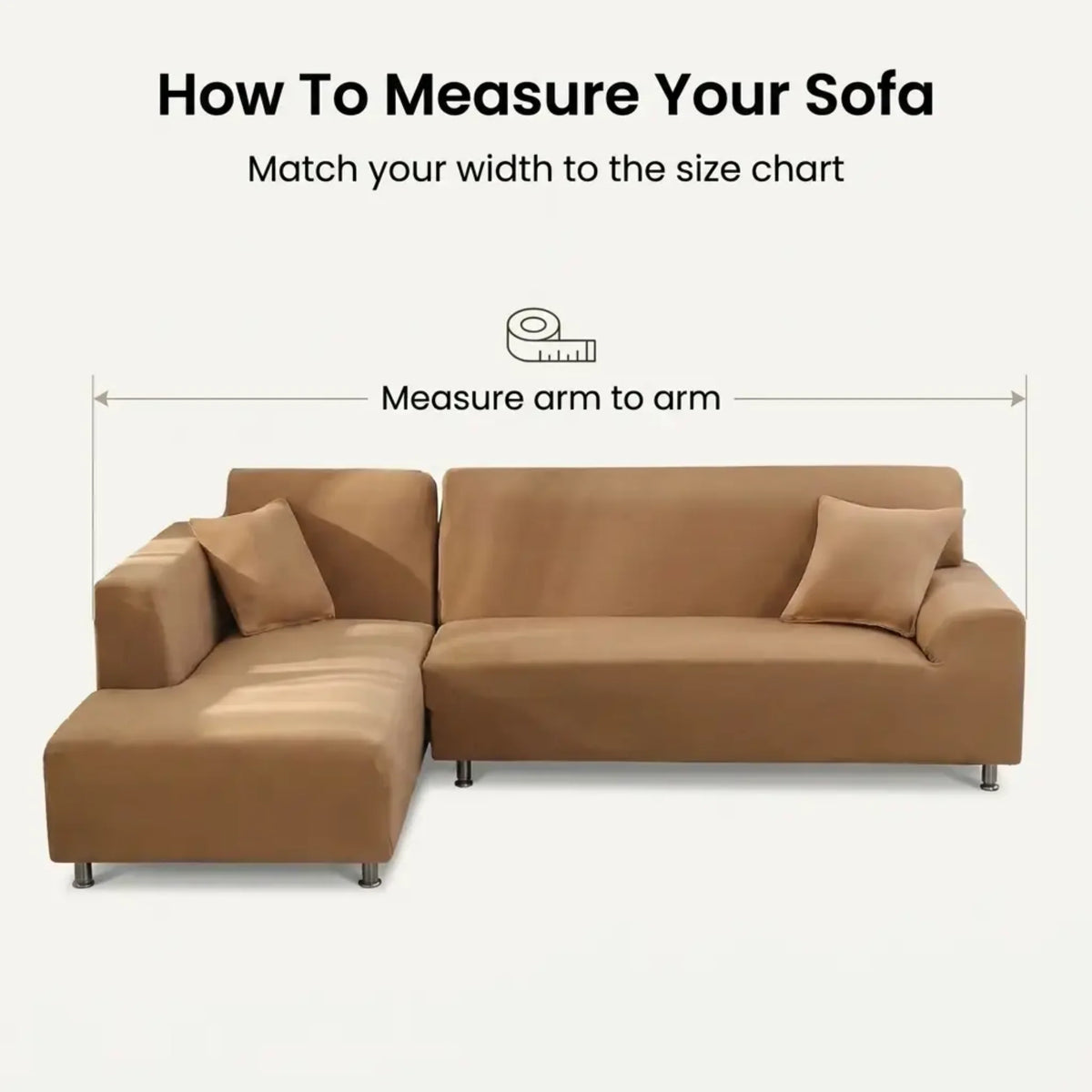 Sofa Cover Brushed Stretch Velvet Non-Slip Machine Washable
