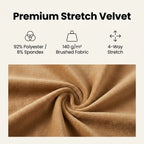 Sofa Cover Brushed Stretch Velvet Non-Slip Machine Washable
