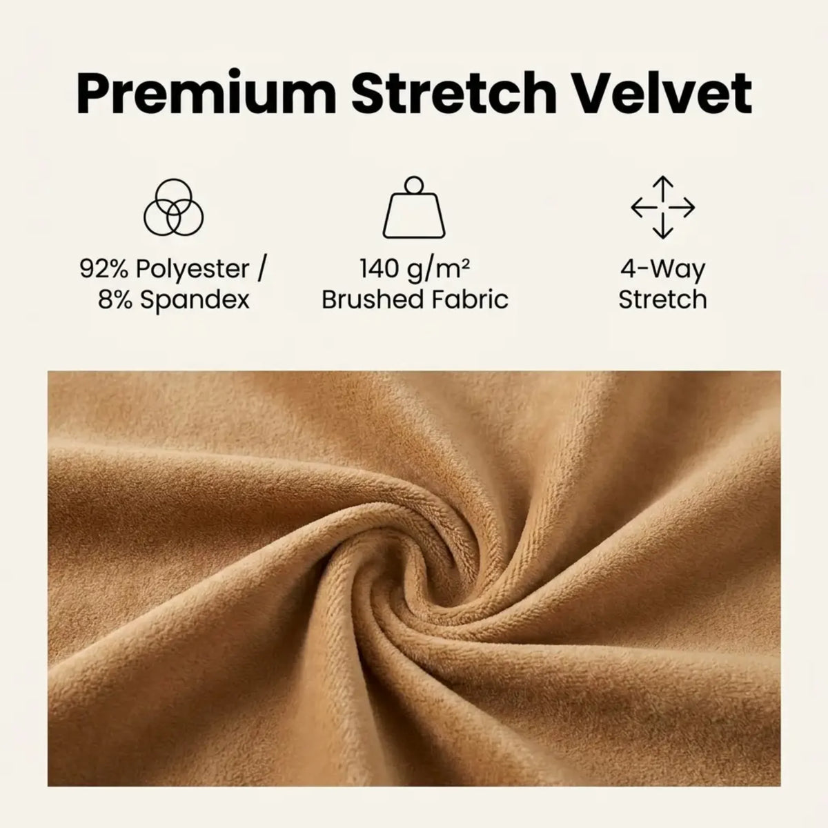 Sofa Cover Brushed Stretch Velvet Non-Slip Machine Washable