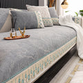 Sofa Cover Chenille Anti-Slip Backing Machine Washable