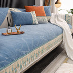 Sofa Cover Chenille Anti-Slip Backing Machine Washable