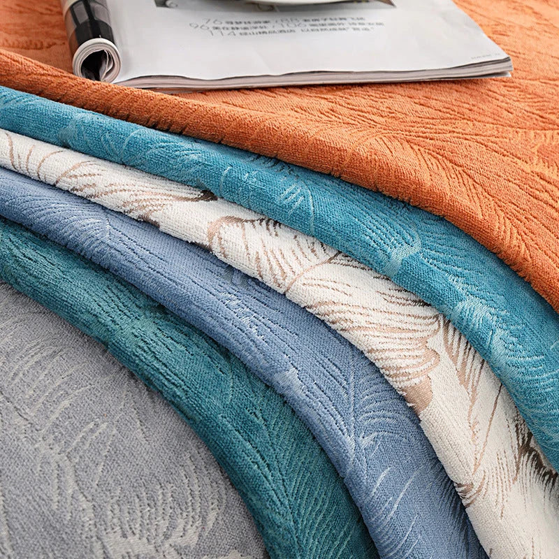 Sofa Cover Chenille Anti-Slip Backing Machine Washable