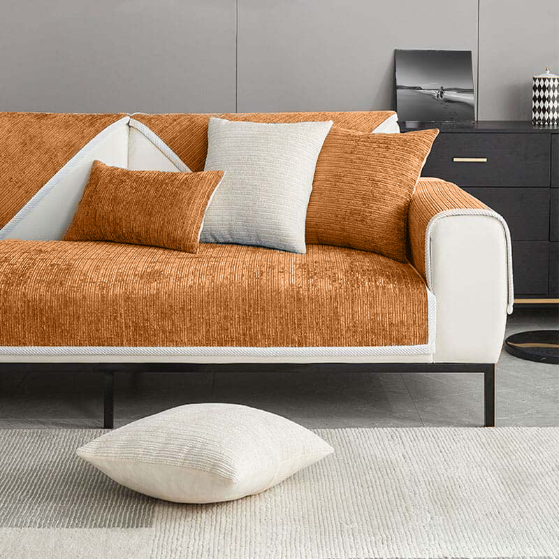 Sofa Cover Chenille Machine Washable Non-Slip