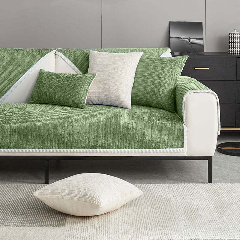 Sofa Cover Chenille Machine Washable Non-Slip