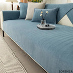 Sofa Cover Chenille Non-Slip Backing Machine Washable