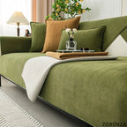 Sofa Cover Chenille Non-Slip Backing Machine Washable