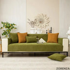 Sofa Cover Chenille Non-Slip Backing Machine Washable