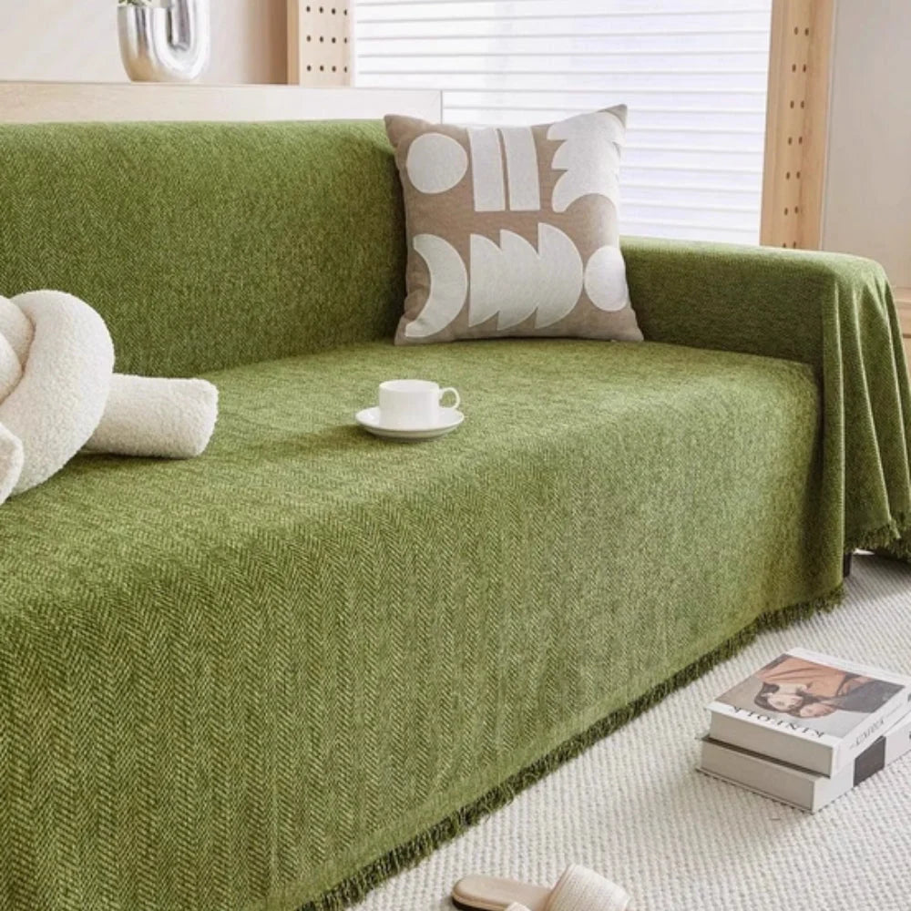 Sofa Cover Chenille Water-Repellent & Machine-Washable