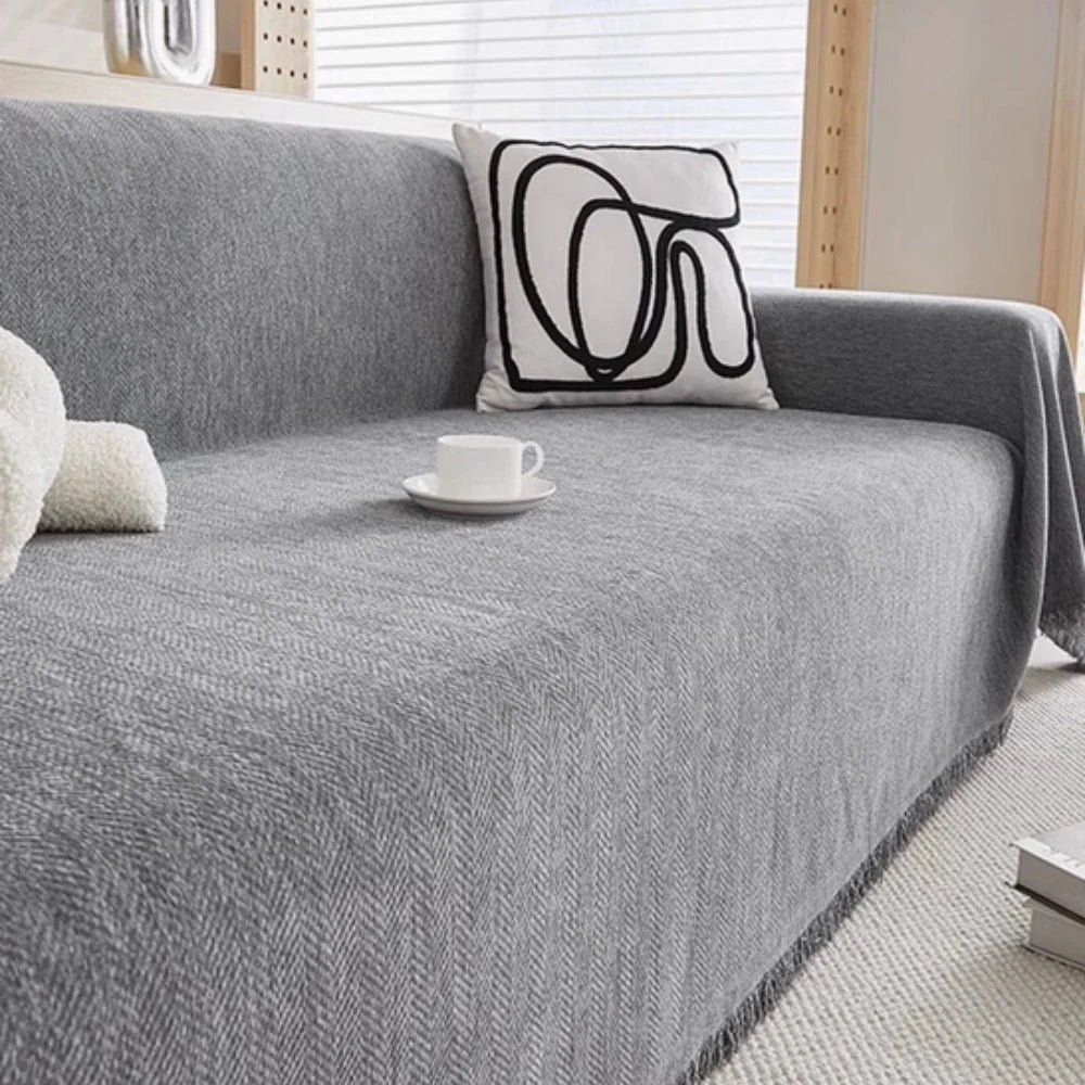 Sofa Cover Chenille Water-Repellent & Machine-Washable