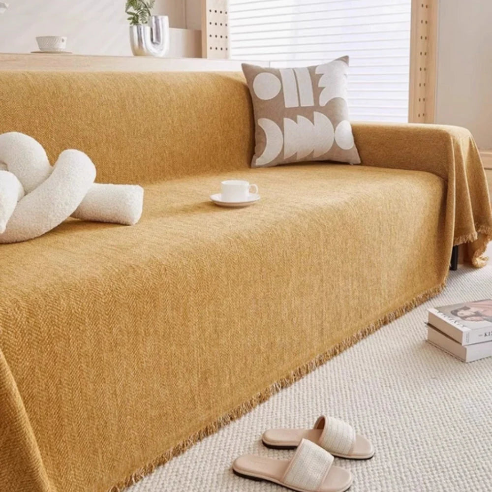 Sofa Cover Chenille Water-Repellent & Machine-Washable