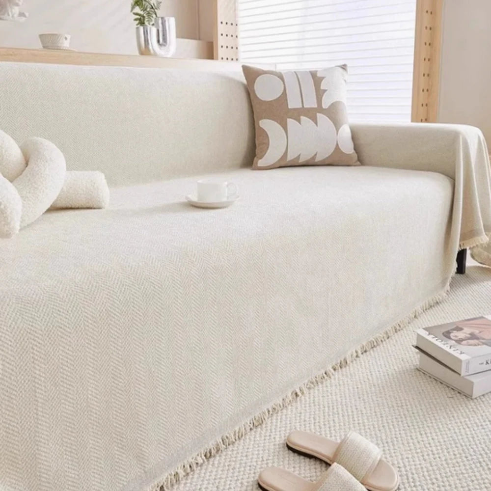 Sofa Cover Chenille Water-Repellent & Machine-Washable