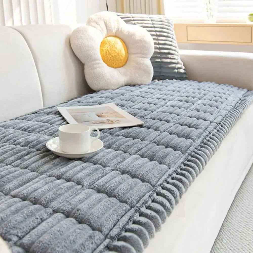 Sofa Cover Full Coverage Anti-Slip Backing Machine Washable