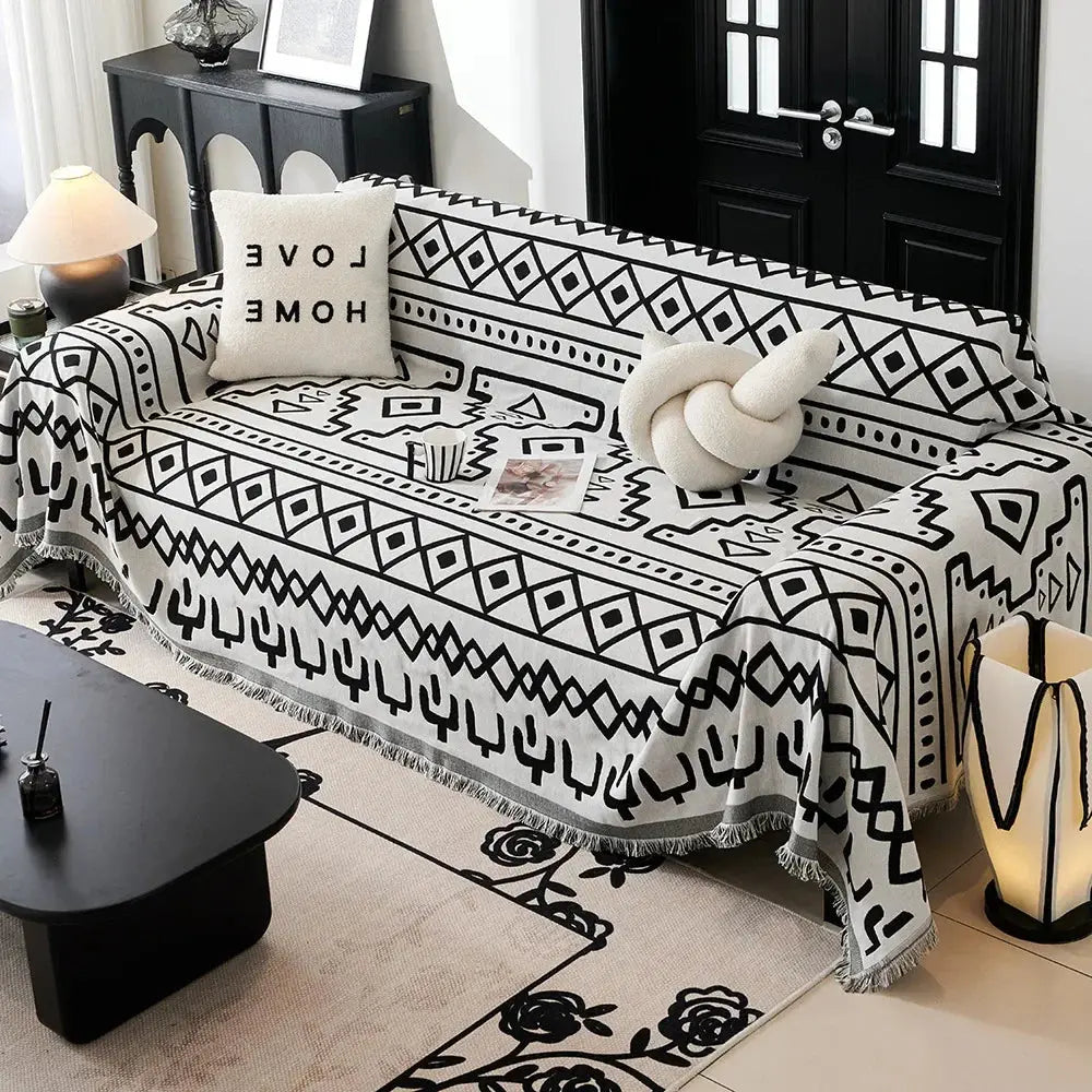 Sofa Cover Full Coverage Cotton Yarn Machine Washable