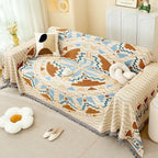 Sofa Cover Full Coverage Cotton Yarn Machine Washable