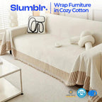 Sofa Cover Full Coverage Cotton Yarn Machine Washable