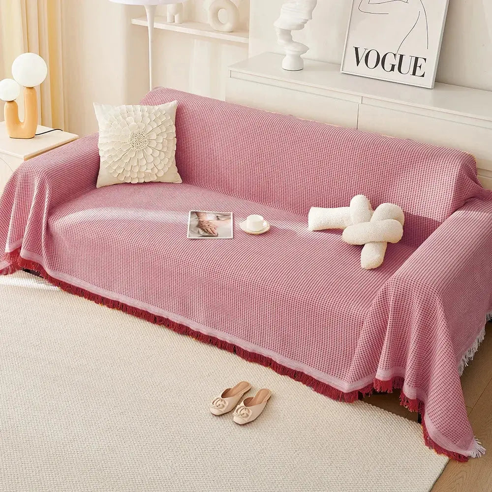 Sofa Cover Full Coverage Cotton Yarn Machine Washable