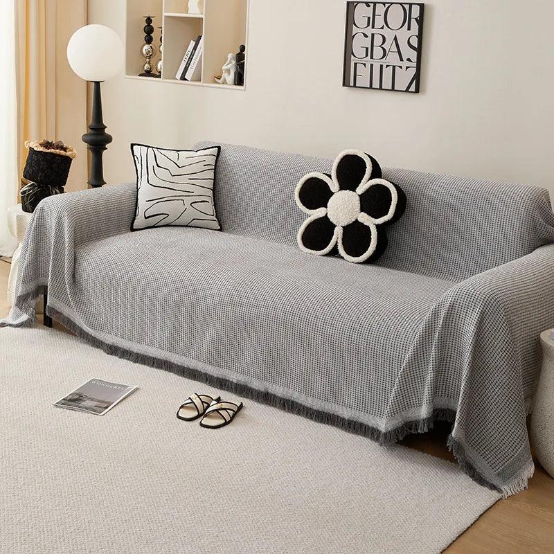 Sofa Cover Full Coverage Cotton Yarn Machine Washable
