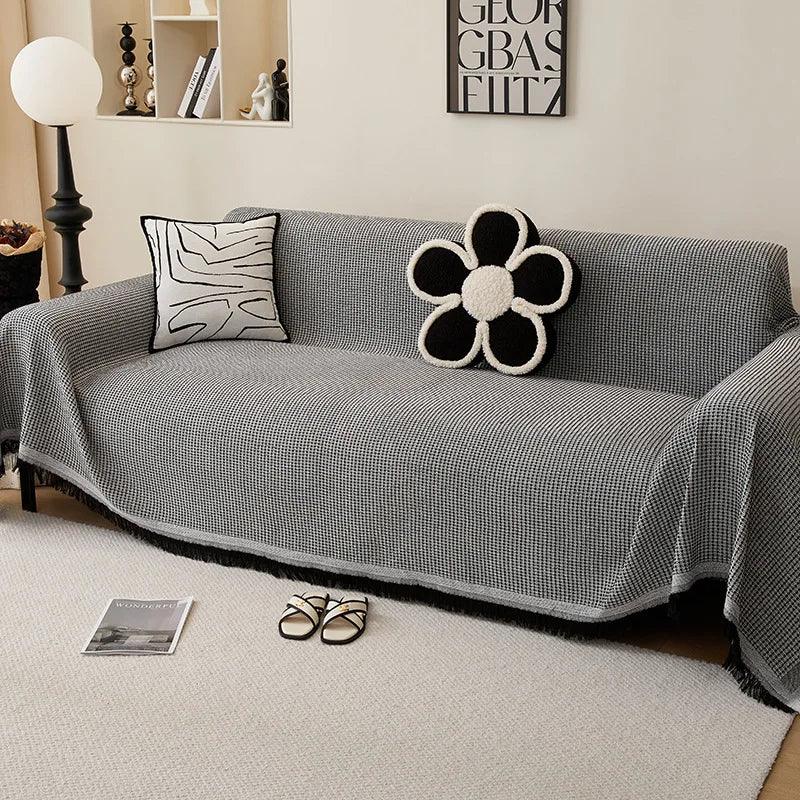 Sofa Cover Full Coverage Cotton Yarn Machine Washable