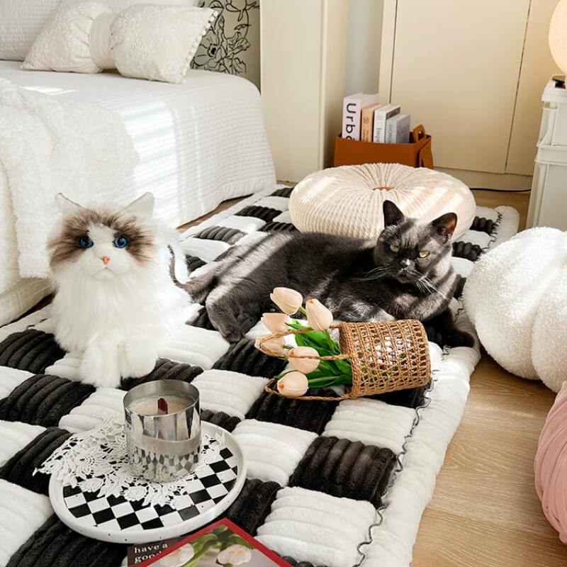 Sofa Cover Handmade Quilted Polypropylene-Cotton Non-Slip Bottom