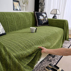 Sofa Cover Heavy Chenille Non-Slip Tassels