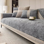 Sofa Cover Linen-Look Non-Slip & Machine-Washable