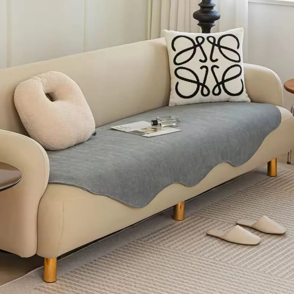 Sofa Cover Padded Microfiber Contour-Fit & Anti-Slip