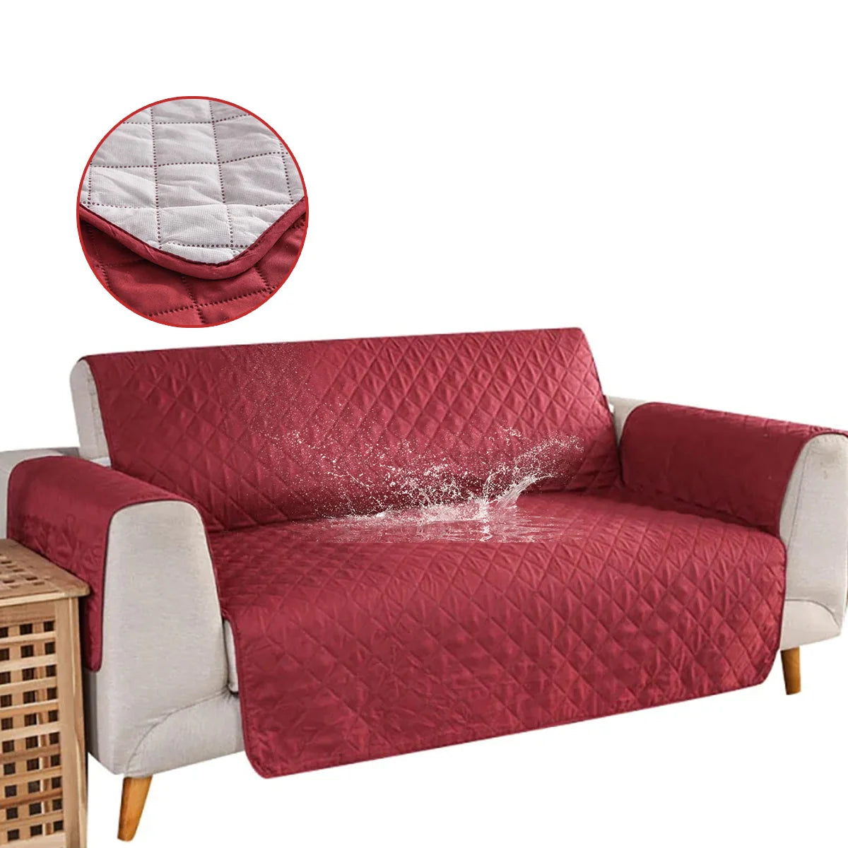 Sofa Cover Padded Water-Repellent Non-Slip