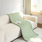 Sofa Cover Plush Flannel Hand-Pleated Edges Non-Slip