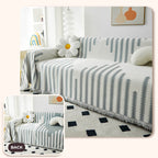 Sofa Cover Reversible Chenille Scratch-Resistant Machine Washable
