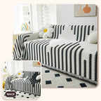 Sofa Cover Reversible Chenille Scratch-Resistant Machine Washable