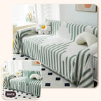 Sofa Cover Reversible Chenille Scratch-Resistant Machine Washable