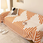 Sofa Cover Reversible Chenille Scratch-Resistant Machine Washable