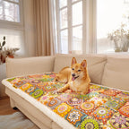 Sofa Cover Scratch-Resistant Quilted Cotton Non-Slip Backing