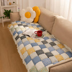 Sofa Cover Scratch-Resistant Quilted Cotton Non-Slip Backing