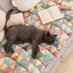 Sofa Cover Scratch-Resistant Quilted Cotton Non-Slip Backing