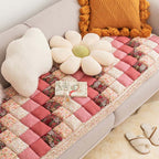 Sofa Cover Scratch-Resistant Quilted Cotton Non-Slip Backing