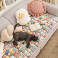 Sofa Cover Scratch-Resistant Quilted Cotton Non-Slip Backing