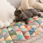 Sofa Cover Scratch-Resistant Quilted Cotton Non-Slip Backing