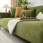 Sofa Cover Soft Fleece Non-Slip & Machine Washable