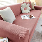 Sofa Cover Stretch Fit Non-Slip Hem & Stain-Resistant