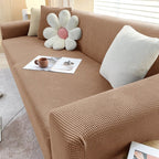 Sofa Cover Stretch Fitted Elastic Waffle Knit