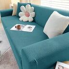 Sofa Cover Stretch Fitted Elastic Waffle Knit