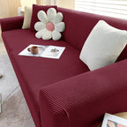 Sofa Cover Stretch Fitted Elastic Waffle Knit