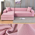Sofa Cover Stretch Velvet Elastic Fit & Machine Washable