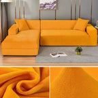 Sofa Cover Stretch Velvet Elastic Fit & Machine Washable