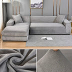 Sofa Cover Stretch Velvet Elastic Fit & Machine Washable