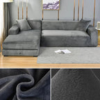 Sofa Cover Stretch Velvet Elastic Fit & Machine Washable
